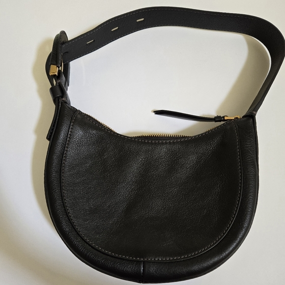 FOSSIL Harwell Crescent Hobo Black Bag - Picture 4 of 10